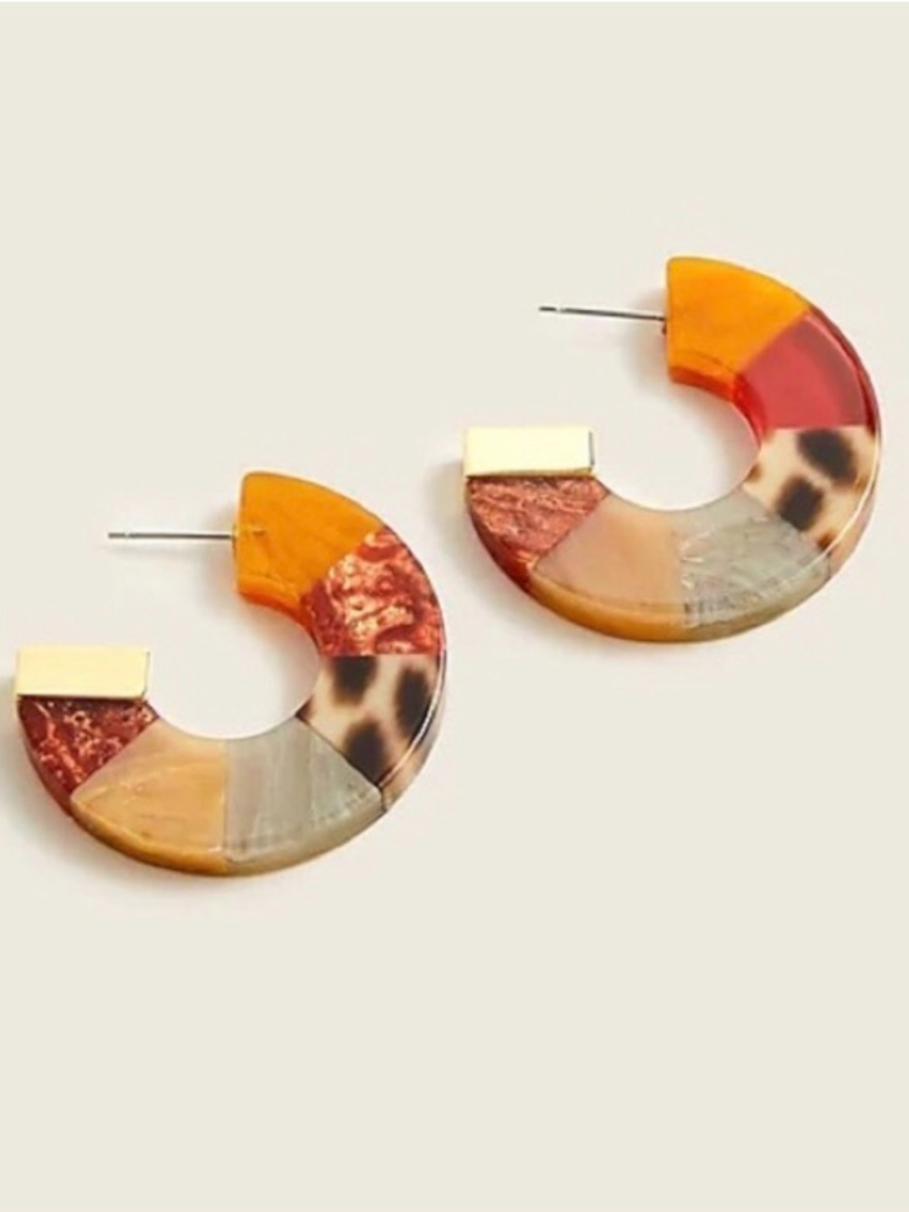 J. Crew acetate earrings. Brand new!